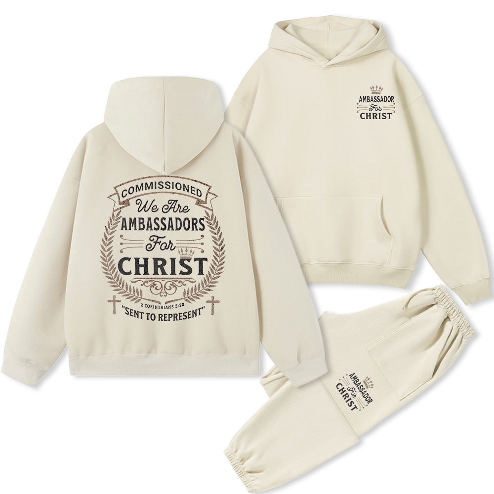 Ambassador For Christ Christian Fleece Hoodie Set
