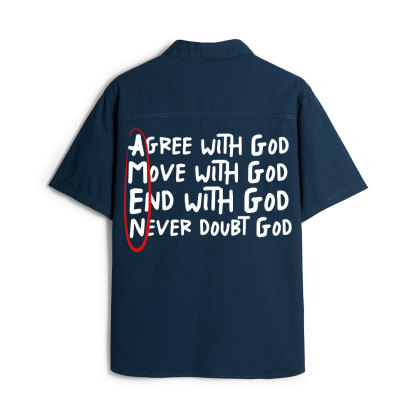 Amen Agree With God Christian Work Shirt