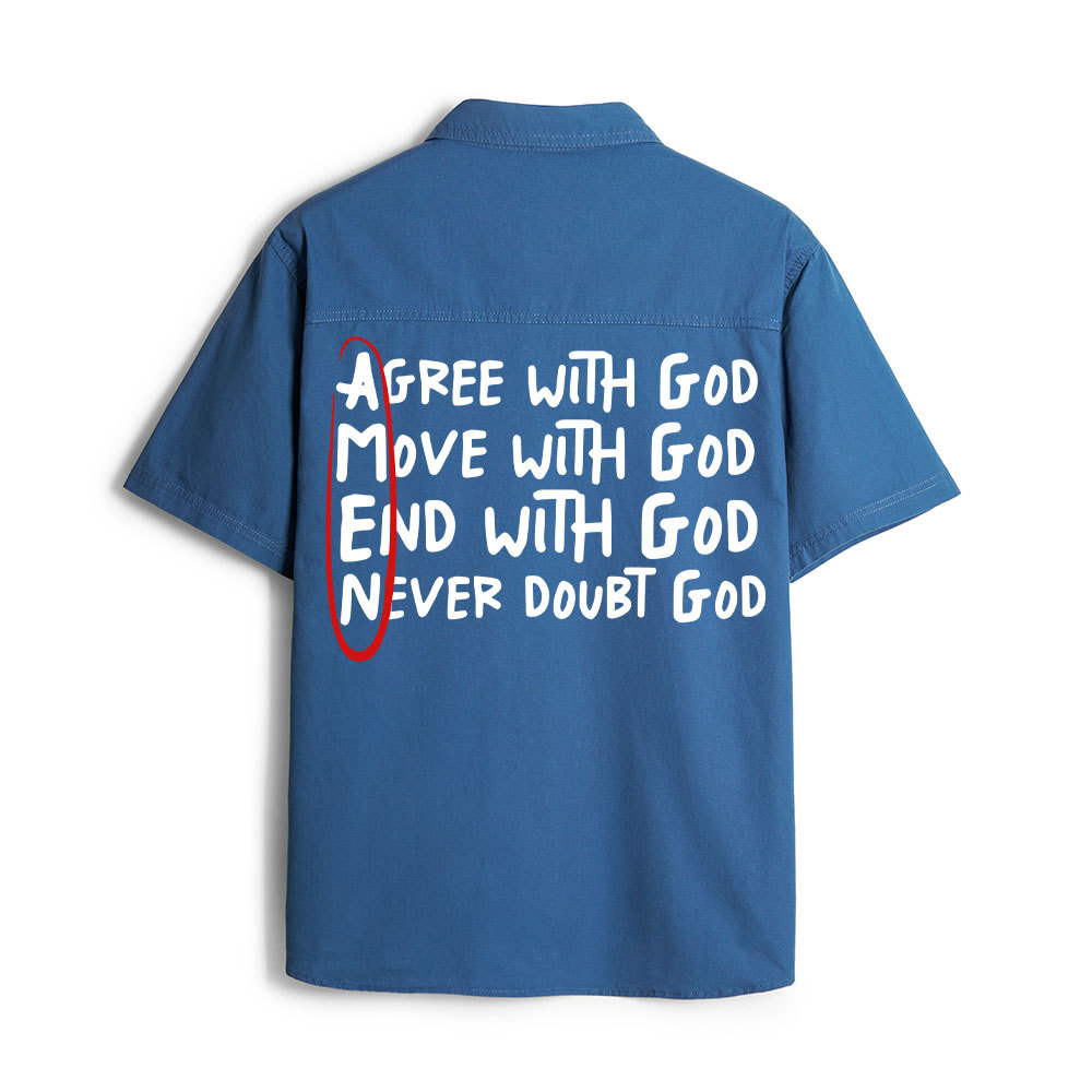 Amen Agree With God Christian Work Shirt