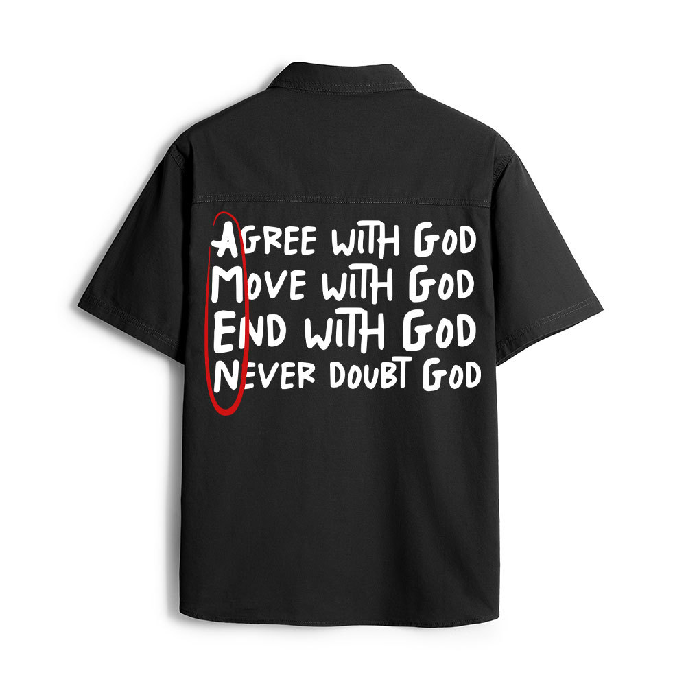 Amen Agree With God Christian Work Shirt