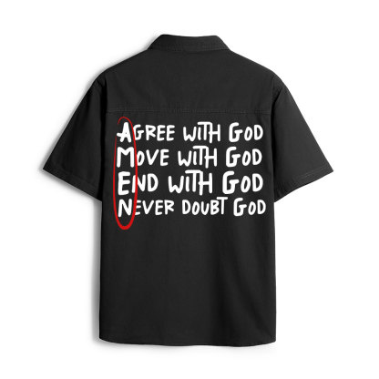 Amen Agree With God Christian Work Shirt