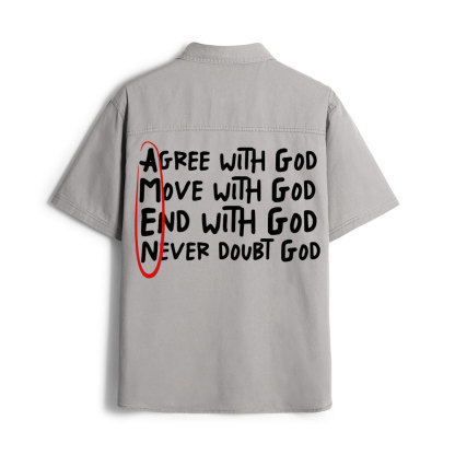 Amen Agree With God Christian Work Shirt