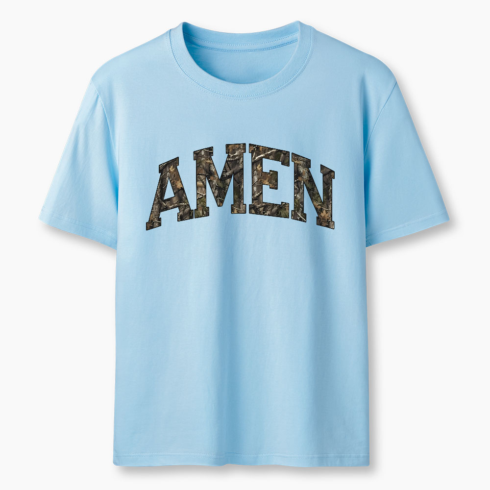 Amen Camouflage Christian Classic T-Shirt