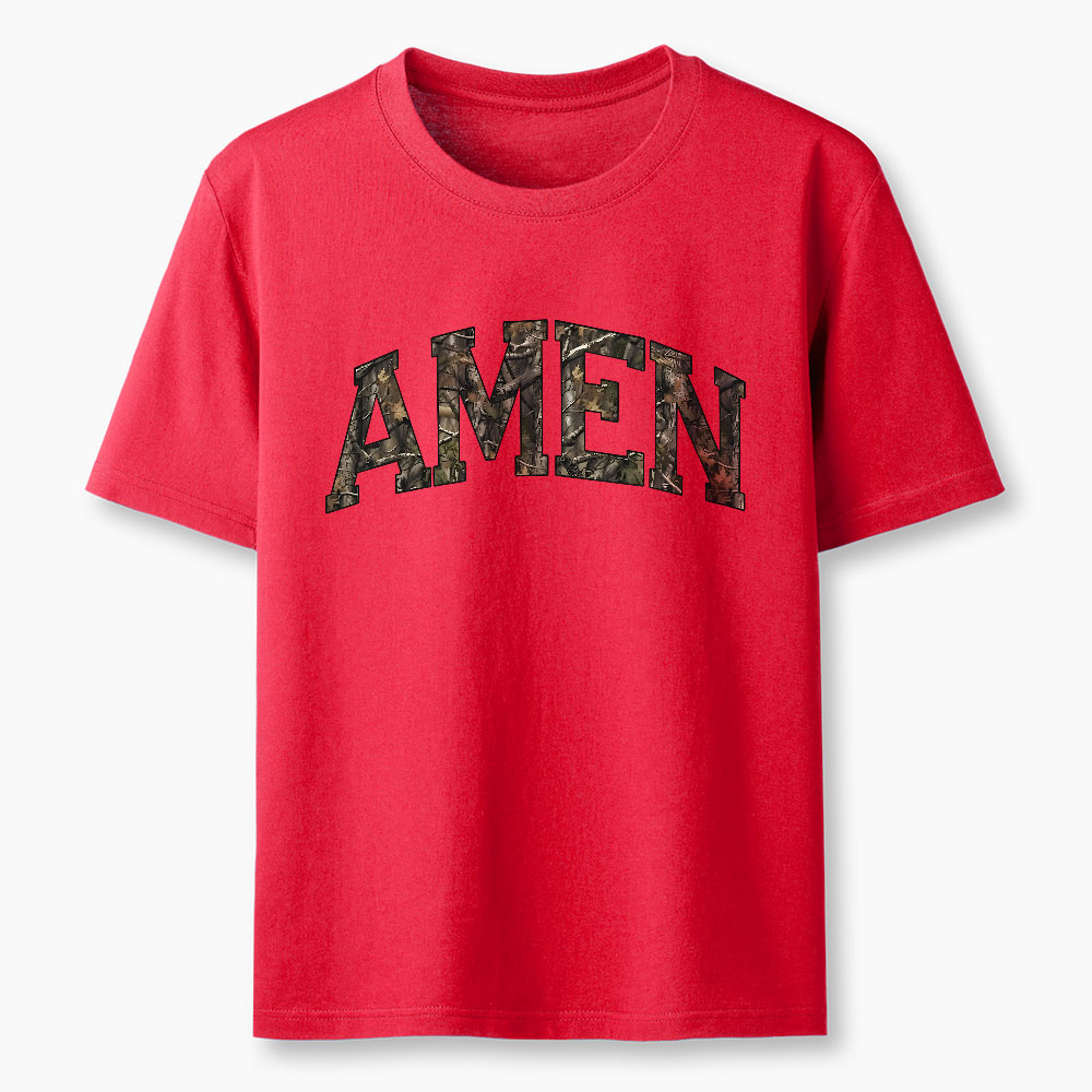 Amen Camouflage Christian Classic T-Shirt