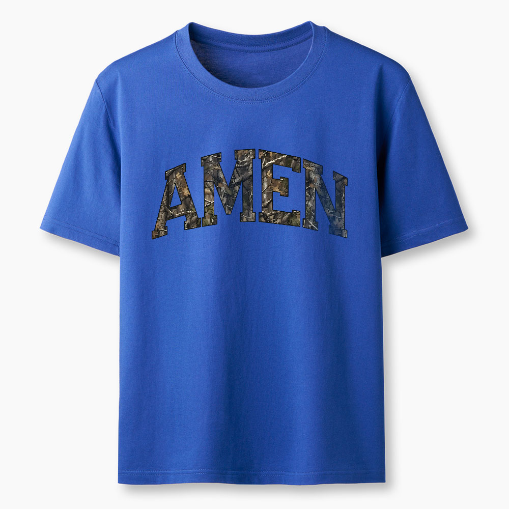 Amen Camouflage Christian Classic T-Shirt