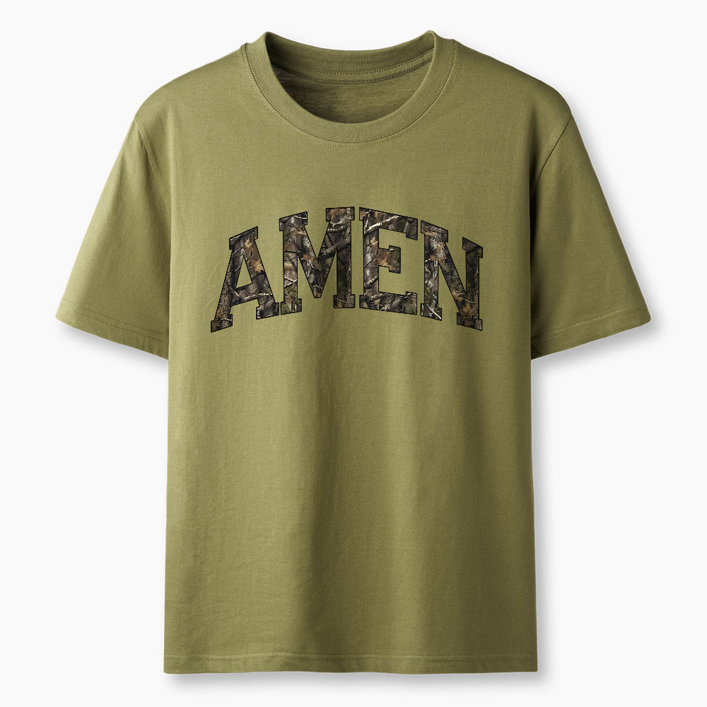 Amen Camouflage Christian Classic T-Shirt
