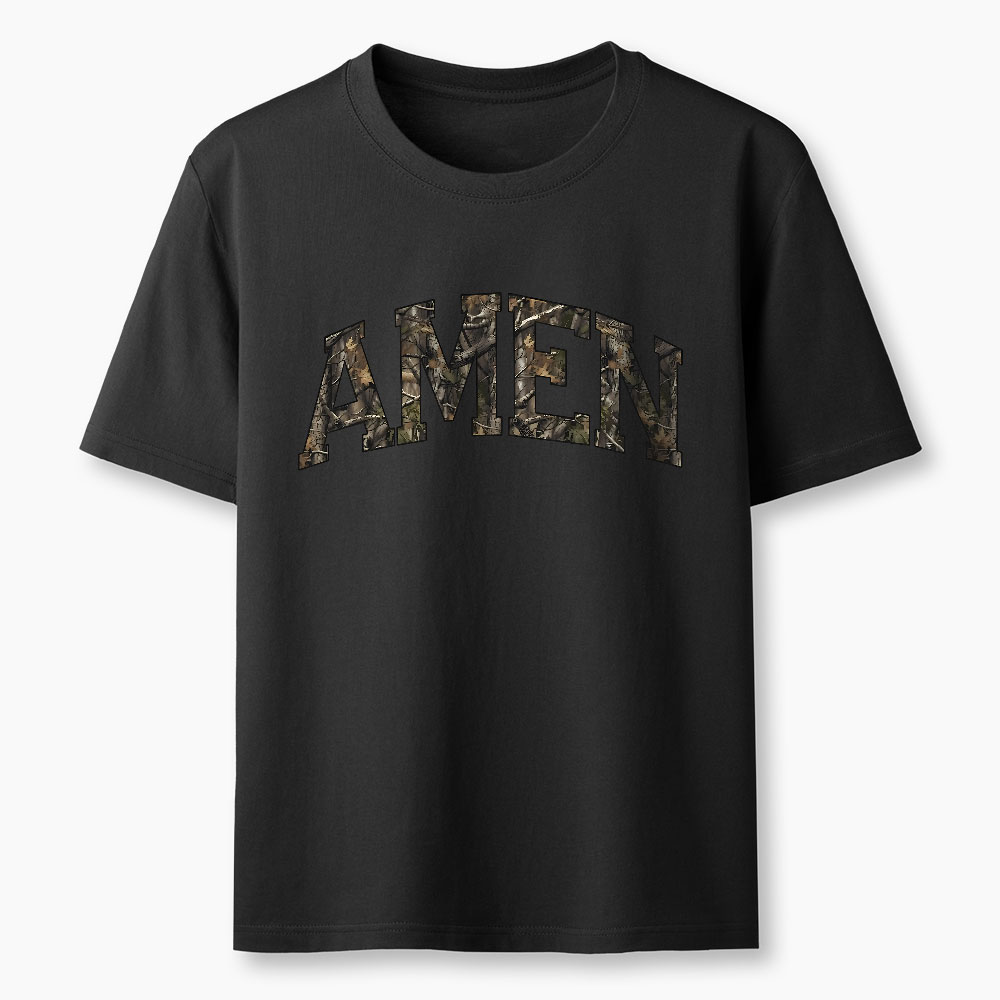 Amen Camouflage Christian Classic T-Shirt