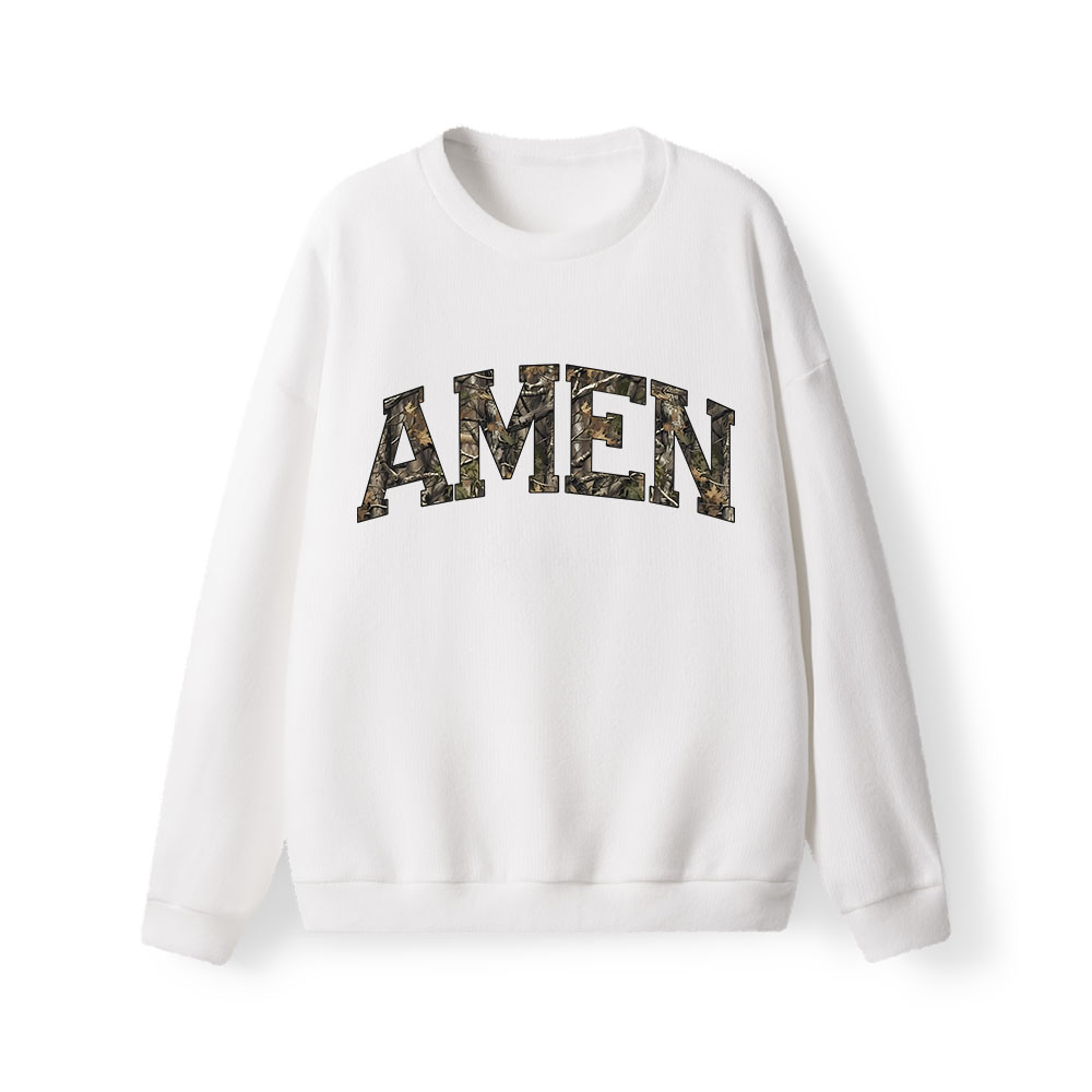 Amen Camouflage  Lightweight Sweater