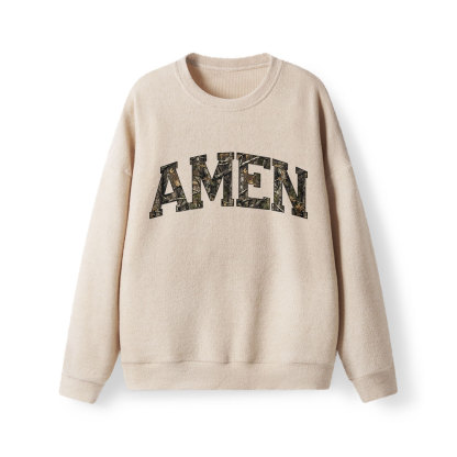 Amen Camouflage  Lightweight Sweater