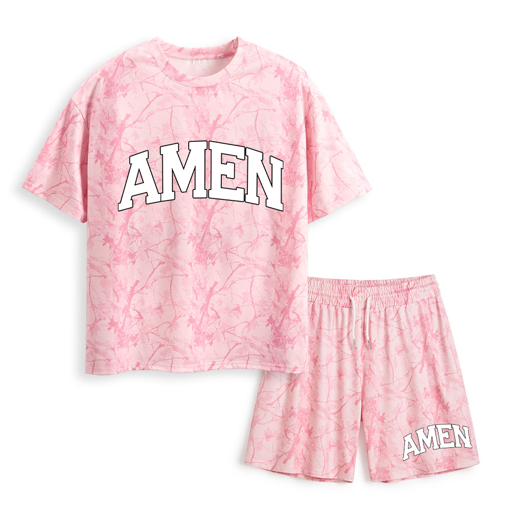 Amen Christian Camo T-Shirt & Shorts