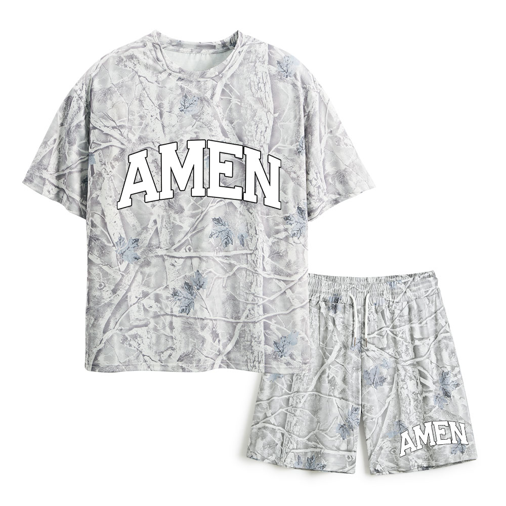 Amen Christian Camo T-Shirt & Shorts