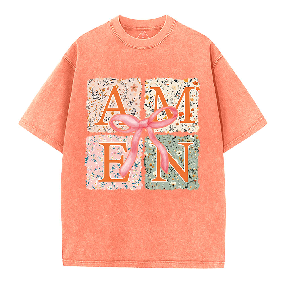 Amen Christian Washed T-Shirt