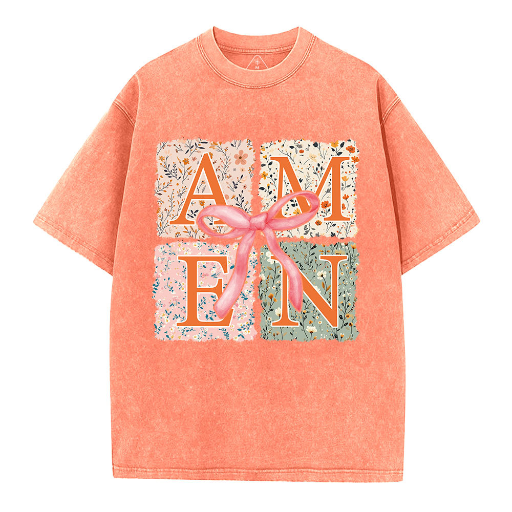 Amen Christian Washed T-Shirt