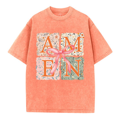 Amen Christian Washed T-Shirt