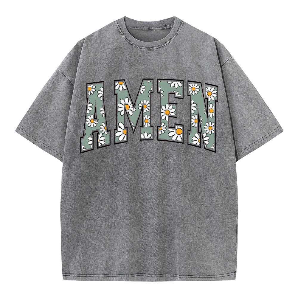 Amen Christian Washed T-Shirt
