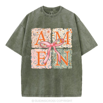 Amen Christian Washed T-Shirt
