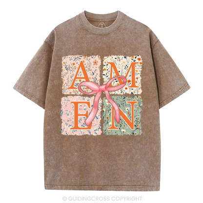 Amen Christian Washed T-Shirt