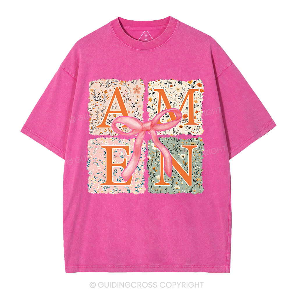 Amen Christian Washed T-Shirt