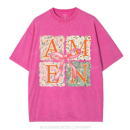 Amen Christian Washed T-Shirt