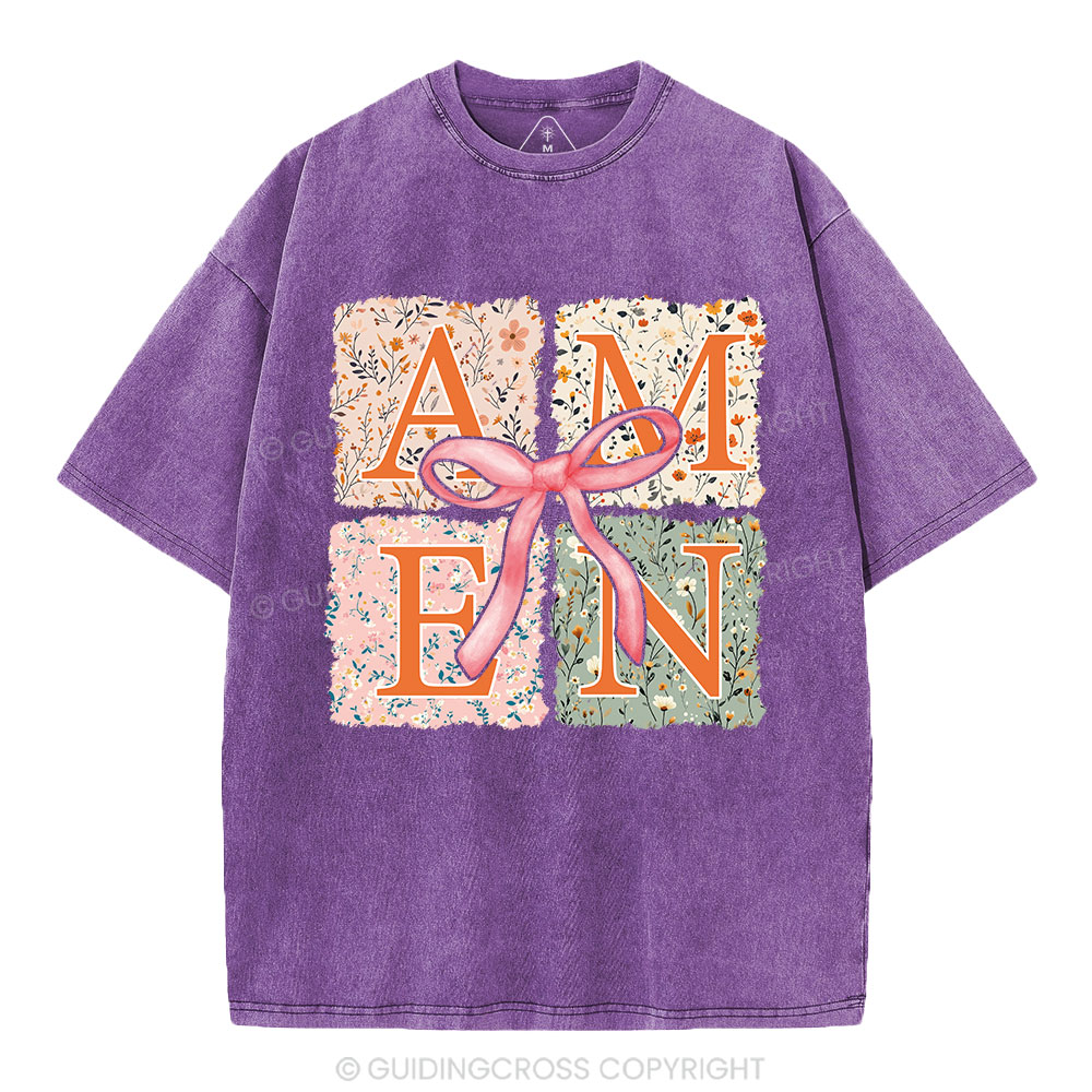 Amen Christian Washed T-Shirt