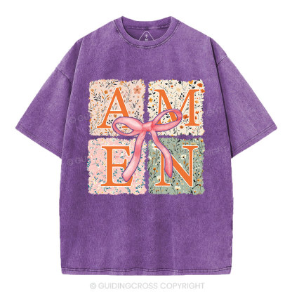 Amen Christian Washed T-Shirt