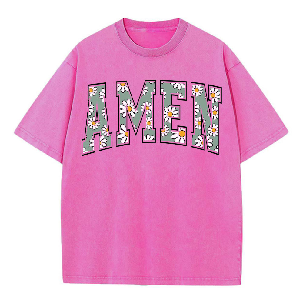 Amen Christian Washed T-Shirt