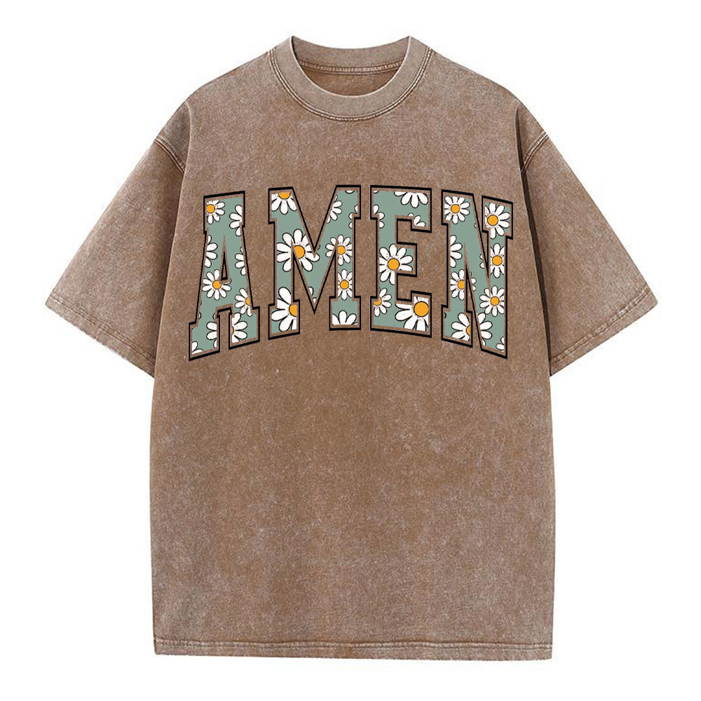 Amen Christian Washed T-Shirt