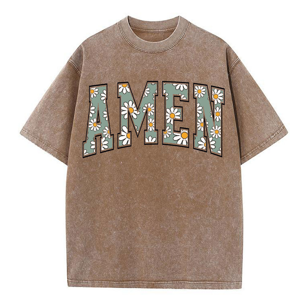 Amen Christian Washed T-Shirt