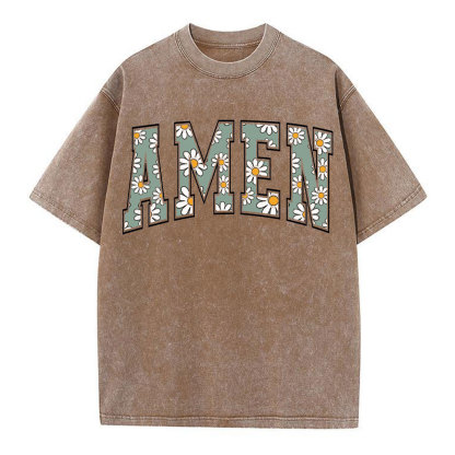 Amen Christian Washed T-Shirt