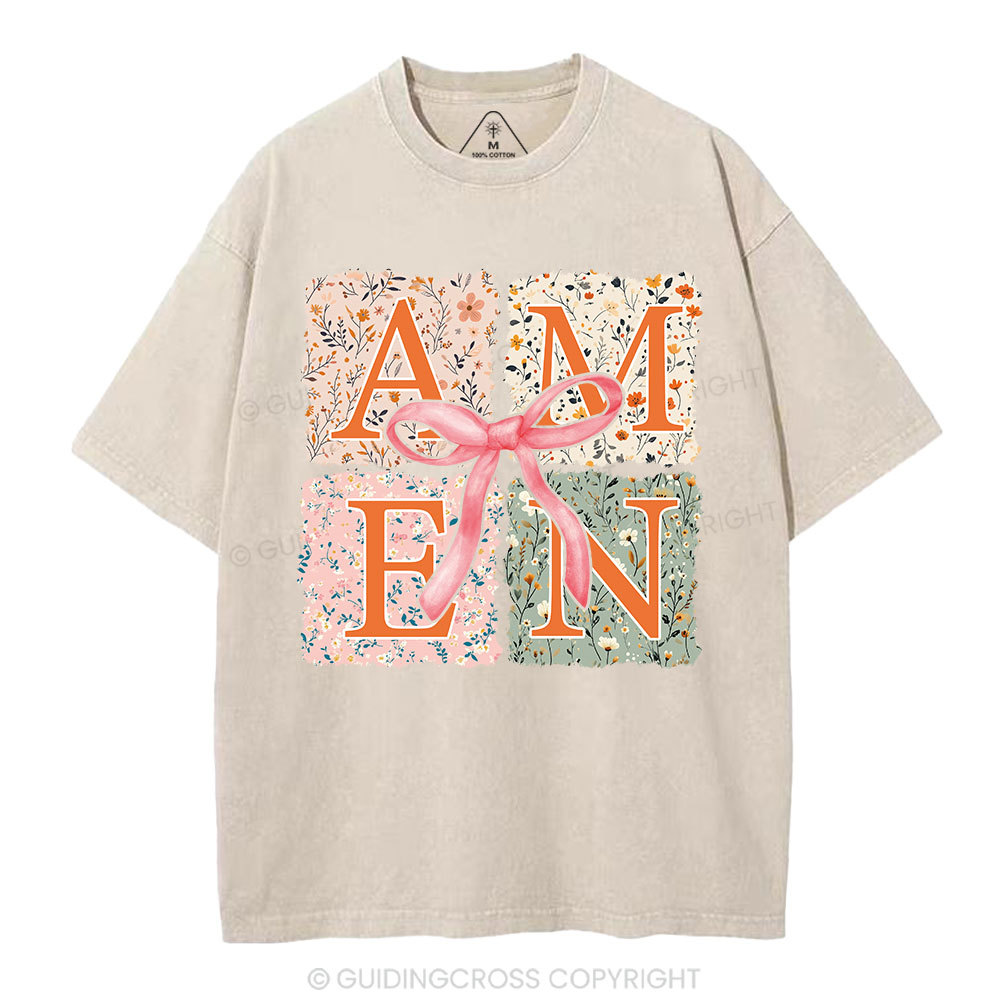Amen Christian Washed T-Shirt