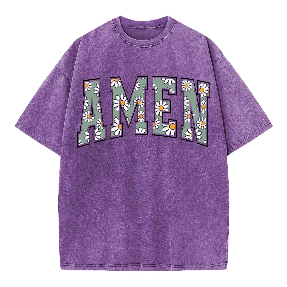Amen Christian Washed T-Shirt