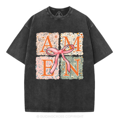 Amen Christian Washed T-Shirt