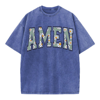 Amen Christian Washed T-Shirt