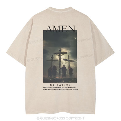 Amen Christian Washed T-Shirt