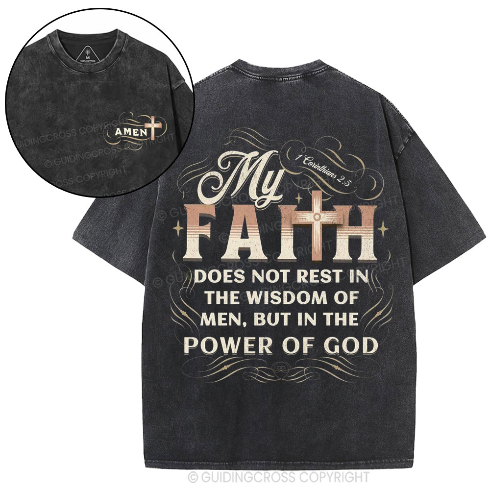 Amen Christian Washed T-Shirt