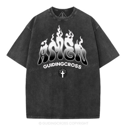 Amen Christian Washed T-Shirt