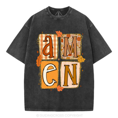 Amen Christian Washed T-Shirt
