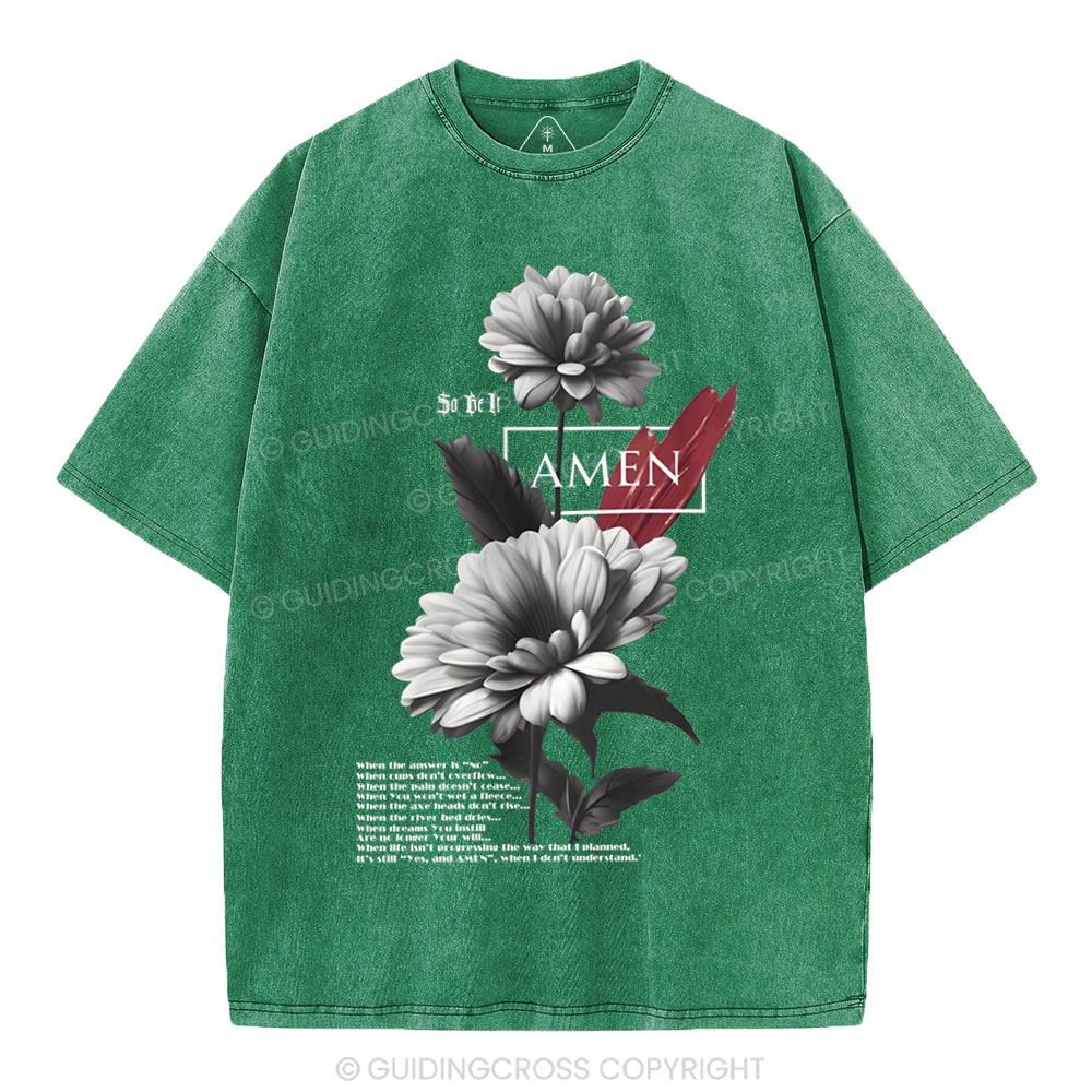 Amen Christian Washed T-Shirt