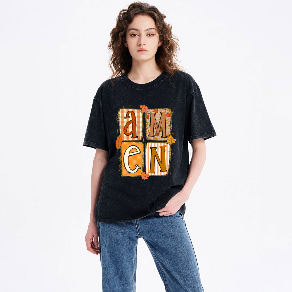 Amen Christian Washed T-Shirt