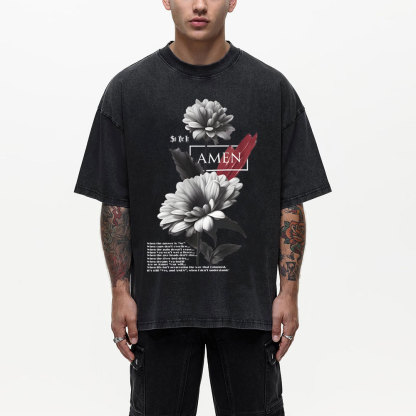 Amen Christian Washed T-Shirt