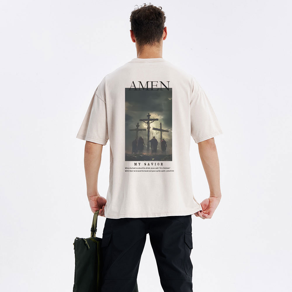 Amen Christian Washed T-Shirt