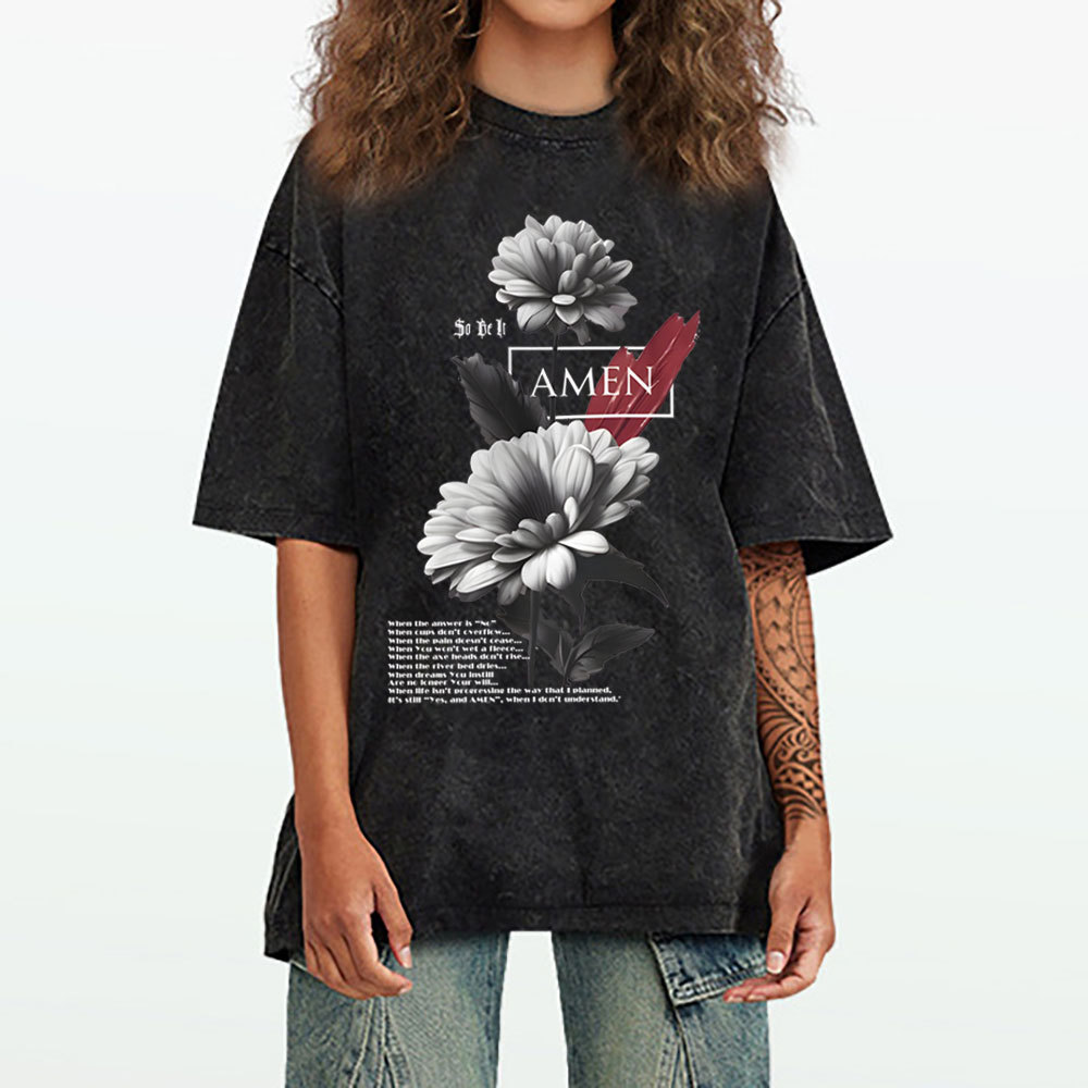 Amen Christian Washed T-Shirt