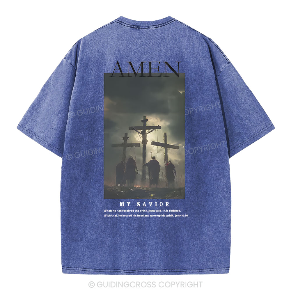Amen Christian Washed T-Shirt