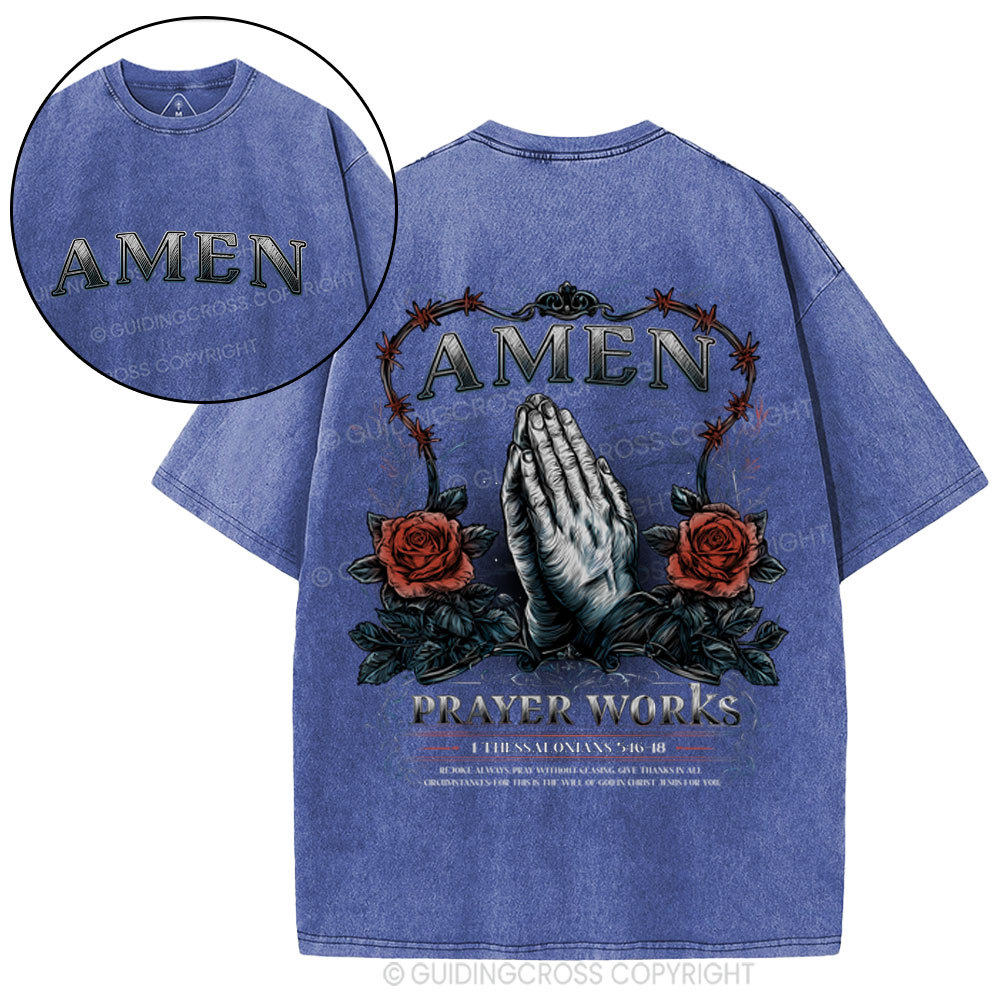 Amen Christian Washed T-Shirt