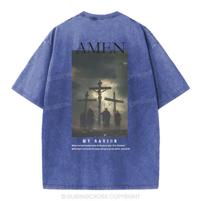 Amen Christian Washed T-Shirt