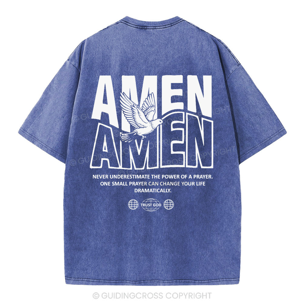 Amen Christian Washed T-Shirt