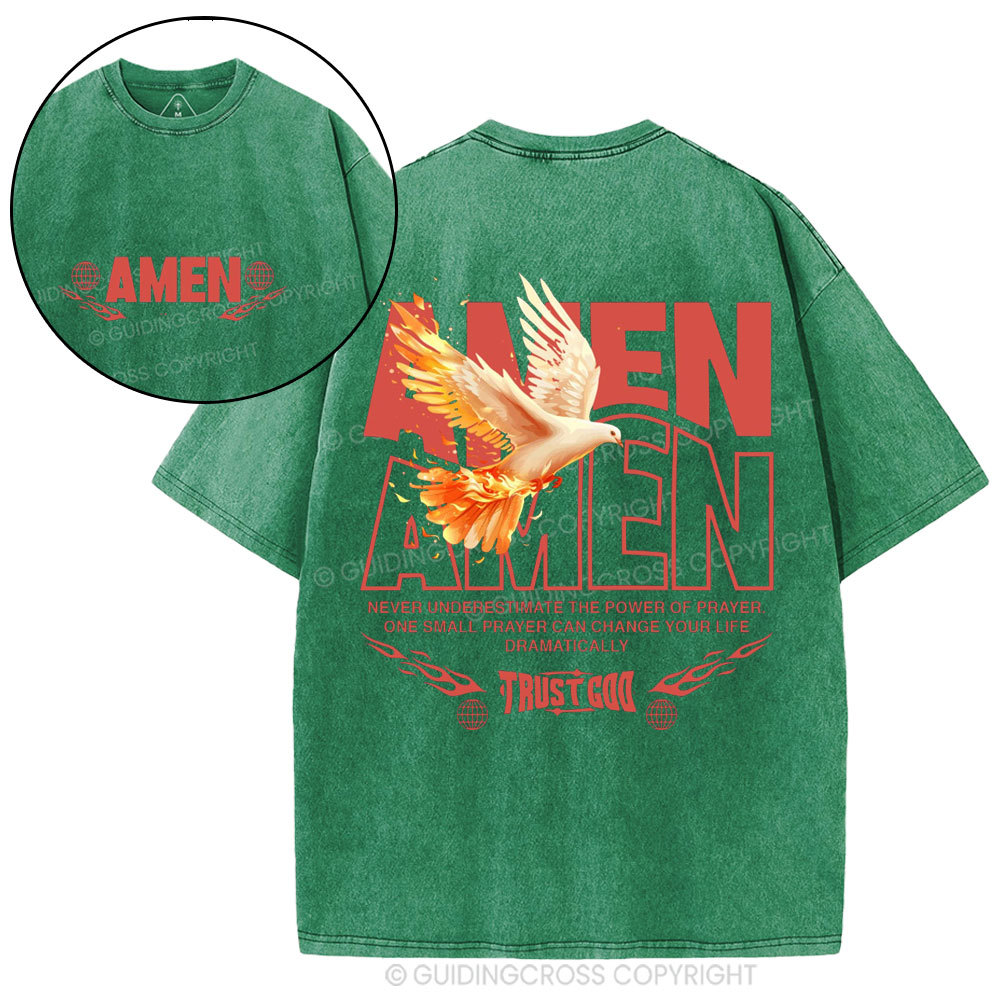 Amen Christian Washed T-Shirt