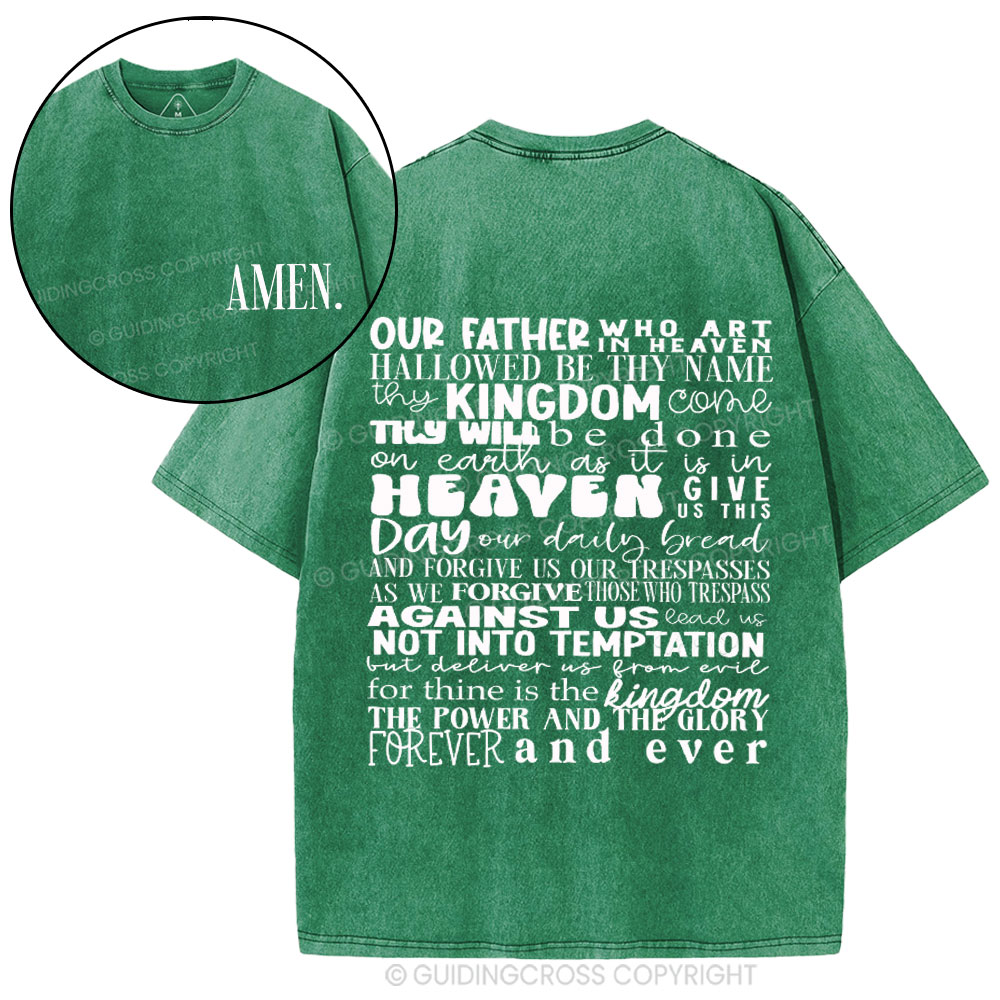 Amen Christian Washed T-Shirt