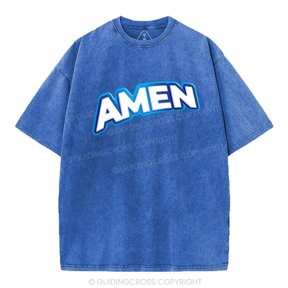 Amen Christian Washed T-Shirt