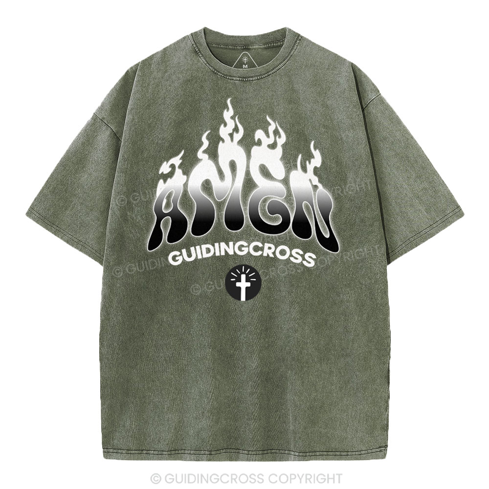 Amen Christian Washed T-Shirt